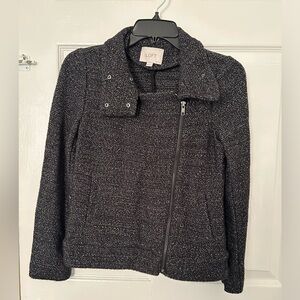 LOFT Women's Charcoal Tweed Jacket